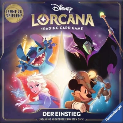 Imagen de Ravensburger Der Einstieg (Deutsch) Juego de Cartas coleccionables Disney Lorcana TCG: El Principiante, a Partir 8 años, edición Alemana, Color Azul, Blanco y Oro (11098400)