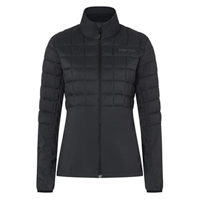 Imagen de Marmot Mujer Wm&#039;s Echo Featherless Hybrid, chaqueta de senderismo con aislamiento, funcional repelente al agua, acolchada forro, a prueba viento, Black, XL