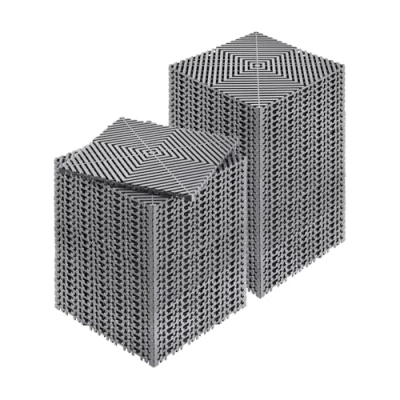Imagen de VEVOR Loseta de PVC Losetas Autoventiladas 55 PCS Baldosa Clip Calada para Suelo 30x30x1,5 cm Jardín Enclavamiento Drenaje Rápido Interior Exterior Terraza Cocina Spa Baño, Gris