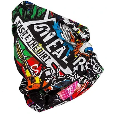 Imagen de O&#039;NEAL Bufanda Tubular Motocicleta MTB Motocross Sin dobladillo, material cómodo, tejido elástico Calentador de cuello Crank Unisex Negro Multi Talla única