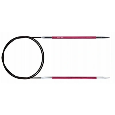 Imagen de KnitPro Royale Circular Fijo Tejer, Abedul/latón, Multicolor, 80 cm x 4,00 mm