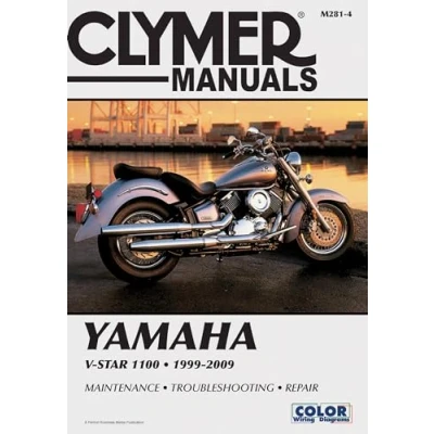 Imagen de Yamaha V Star 1100 Series Motorcycle (1999 2009) Service Repair Manual (Clymer Repair)
