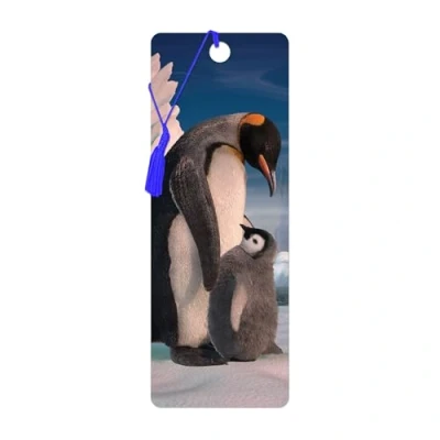 Imagen de 3D LiveLife Marcapaginas Pingüino de Deluxebase. Un marcapáginas pingüinos con lenticular e ilustraciones licencia del reconocido artista David Penfound