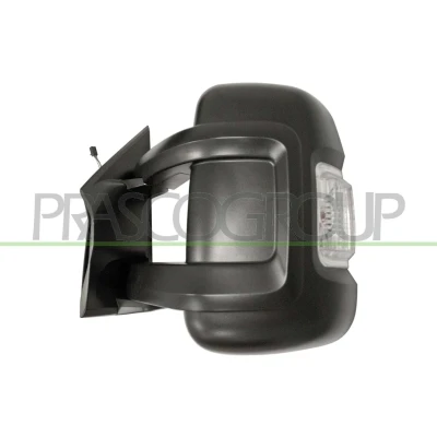 Imagen de Espejo retrovisor Prasco FT9307114 izquierda negro eléctrico calefactable, brazo largo de espejo, convexo FIAT: Ducato III Furgón