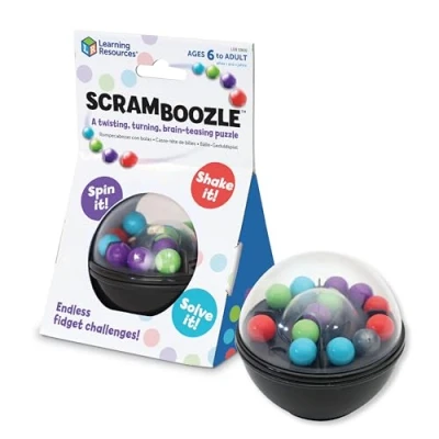 Imagen de Learning Resources LER5900, Pelota Rompecabezas Scramboozle, Juguetes para niño o niña de 6 años, Juegos Viaje niños, mulri Color (LER5900)