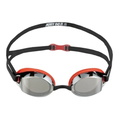 Imagen de Nike Performance Goggle Gafas de natación, Hombre, Talla: One Size, Red/black