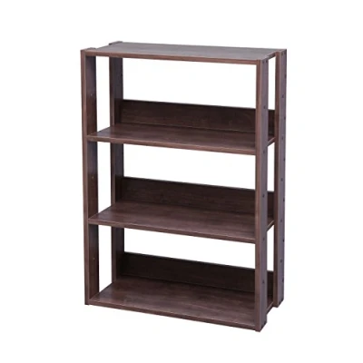 Imagen de Iris Ohyama, Unidad de Almacenamiento/Estante Almacenamiento/Módulo Lateral/Unidad Almacenamiento pequeña, Diseño,Modular, Oficina, Casa Open Wood Rack OWR 600 Marrón