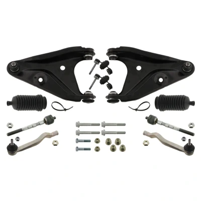 Imagen de febi BILSTEIN 34333 Juego de reparación del Brazo suspensión oscilante transversal Eje delantero Plus DACIA: Logan I Pick up