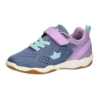 Imagen de LICO KEY Zapatillas para niños, Talla: 33, Grey/violet/turquoise Zapatos