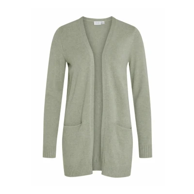 Imagen de VILA Viril OPEN LS NOOS Chaqueta de punto, Mujer, Talla: Medium, Oil green