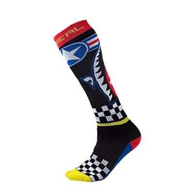 Imagen de O&#039;Neill Wetsuits Oneal WINGMAN SOX PRO MX Calcetines hasta la rodilla para motocross/bicicleta de montaña, multicolor, talla única