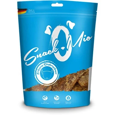 Imagen de SnackOMio Snack Premium para Perros Excelentes tendones de Buey, sin Cereales, 1 Pack (1 x 500 g)