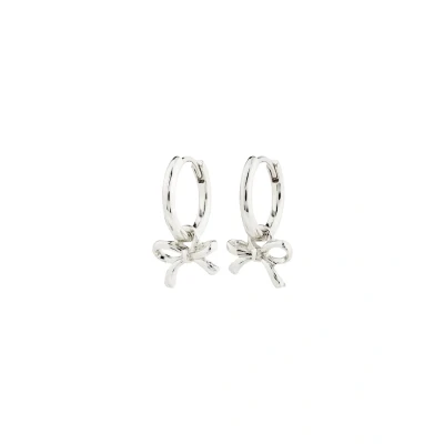 Imagen de Pilgrim Lysandra HOOP Unisex Pendientes, Talla: One Size, Silver plated