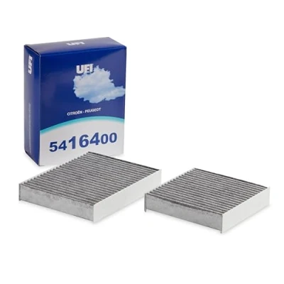 Imagen de UFI Filters, Filtro de Habitáculo Carbón Activo 54.164.00, Recambio, Apto para Coches, Modelos Citroen, DS Automobiles y Peugeot