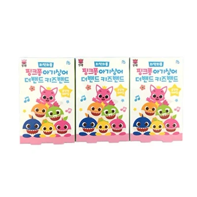 Imagen de Pinkfong Baby Shark Band Aid 16 EA paquete de 3