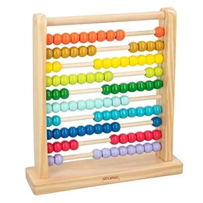 Imagen de WOOMAX Ábaco de Madera Multicolor (40995)