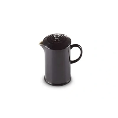 Imagen de Le Creuset Cafetera de prensa cerámica gres, 1 L, Negro Onyx, 91028200140000