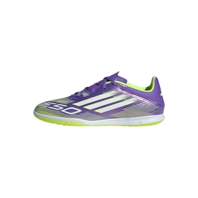 Imagen de adidas Performance F50 CLUB IN Botas de fútbol sin tacos, Hombre, Talla: 48, Purple rush/footwearwhite/lucid lemon Zapatos