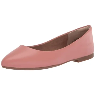 Imagen de Amazon Essentials Bailarinas con Puntera en Pico Mujer, Rosa Magenta Viejo, 40.5 EU Ancho