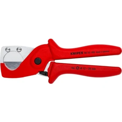 Imagen de KNIPEX Cortatubos para Tubos Combinados de Plástico Reforzado con Fibra Vidrio, 12 25 mm, Cartulina Autoservicio/Blíster, 90 185 SB