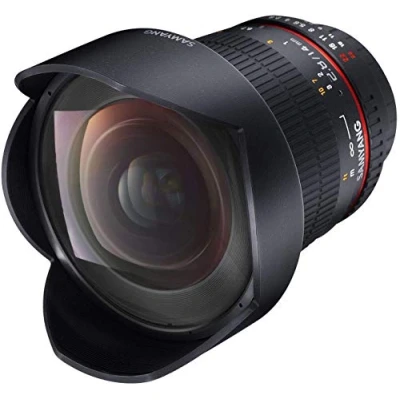 Imagen de Samyang F1110610101 Objetivo fotográfico DSLR para Fuji X (distancia focal fija 14mm, apertura f/2.8 22 ED AS IF UMC), negro