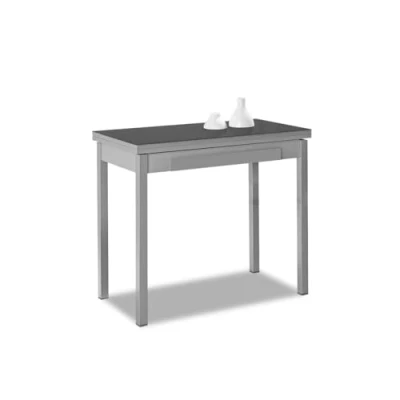 Imagen de ASTIMESA Tipo Libro Mesa de Cocina, Metal, Grafito, 80x40cm