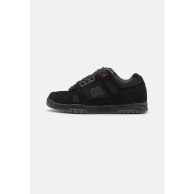 Imagen de DC Shoes STAG Unisex Zapatillas, Talla: 46.5, Black/grey/red Piel/tela