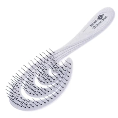 Imagen de Cepillo para el cabello Head Jog 18 Ocean. pelo de paleta ventilación ecológico con cerdas suaves y flexibles. Cepillos desenredantes húmedos o secos liso, rizado ondulado