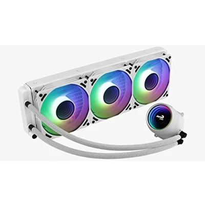 Imagen de Aerocool MIRAGEL360W, Refrigeración Líquida CPU, 3xVentilador 12cm ARGB, TDP 550W,Blanco