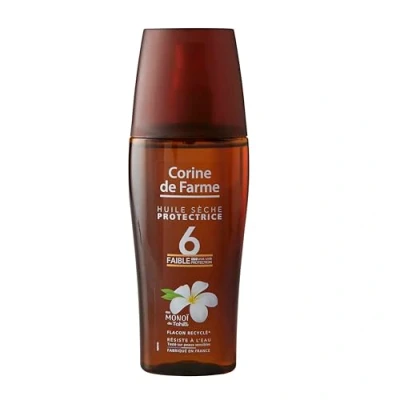 Imagen de Corine de Farme Huile Ultra Bronzante Certifiée Bio Pour Peaux Mates/Déjà Bronzées Bronzage Rapide et Intense Coco Parfum des Îles 150 ml