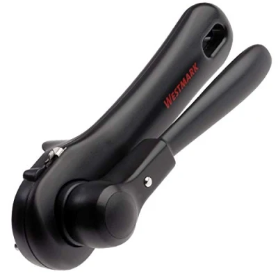 Imagen de Westmark Abrelatas con sistema de seguridad, alicates y palanca, Longitud: 17,5 cm, Acero inoxidable/plástico, Klu 2, Negro, 10382260