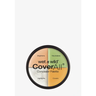 Imagen de Wet n Wild CoverAll Concealer Palette Paleta de Correctores, Perfecta para Ocultar Imperfecciones Countoring Maquillaje 4 colores diferentes 1 Unidad
