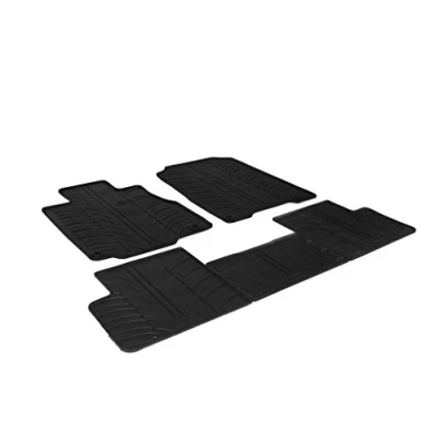 Imagen de Gledring 0306 Juego de alfombrillas suelo Caucho delante y detrás 5 negro 750mm 550mm HONDA: CR V 4