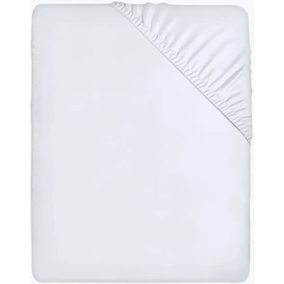 Imagen de Utopia Bedding Sabana Bajera 100x200 Blanco Bolsillo Profundo Microfibra Cepillada (Cama 100)