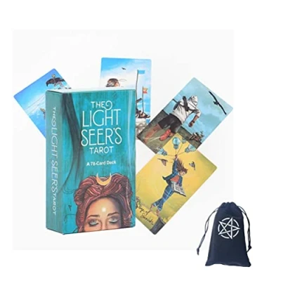 Imagen de Cartas del Tarot Vidente de la Luz,The Light Seer&#039;s Cards,with Bag,12X7 Deck Game