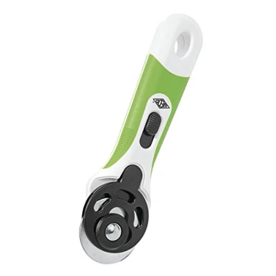 Imagen de Wedo 0789045 Cuchillo Circular, con 2 Cuchillas, 45 mm, Color Verde y Blanco