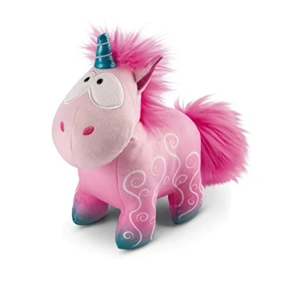 Imagen de NICI Unicornio Midnight Floral 32cm Rosa de pie sostenible Hecho Suave Peluche, para Jugar y abrazar, niños Adultos, una Gran Idea Regalo (49107)