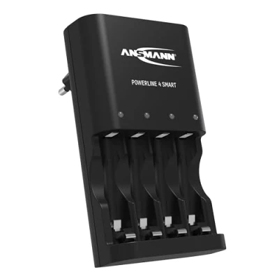 Imagen de Ansmann Powerline 4 Smart Cargador para baterías NiMH AA/AAA, de automático con Modo reparación