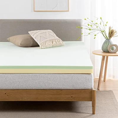 Imagen de Zinus Cubrecolchón 135x190 cm Altura 7.6 Colchón Green Tea en espuma Memory