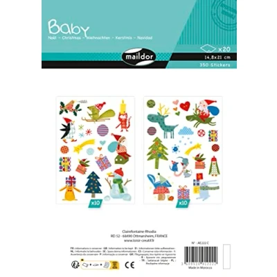 Imagen de Maildor AE222C Baby, Noël, Sach 20 pl 14,8x21cm
