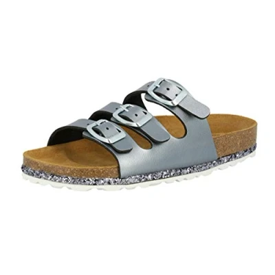 Imagen de Lico Bioline Sensation, Mules Niñas, Anthrazit, 34 EU