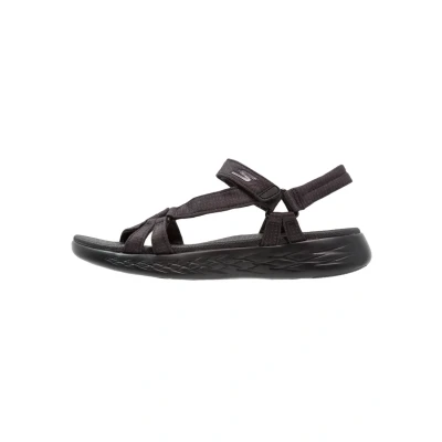Imagen de Skechers On the go 600 Brilliancy, Sandalias atléticas Mujer, Black Textile Trim, 42 EU