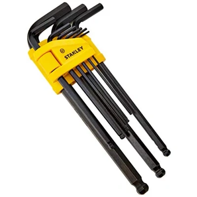 Imagen de STANLEY 0 69 256 Juego 9 llaves con bola 1,5 10mm tipo libro