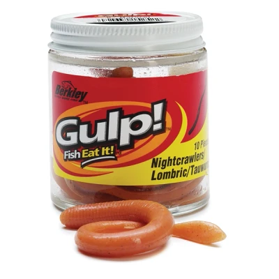Imagen de Berkley Gulp Nightcrawler Natural in Jar 6 Inch