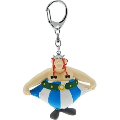 Imagen de Plastoy Asterix Obelix Holds Trousers Keychain, Azul, 13