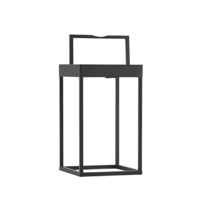 Imagen de Lucande Lynzy lámpara LED solar, negro, 38,3 cm