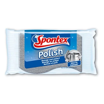 Imagen de Spontex 19321001, Esponja con dos Lados, para Acero Inoxidable