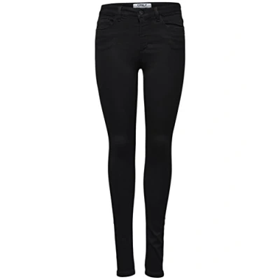 Imagen de ONLY Onlroyal HIGH Vaqueros pitillo, Mujer, Talla: Mx30, Black