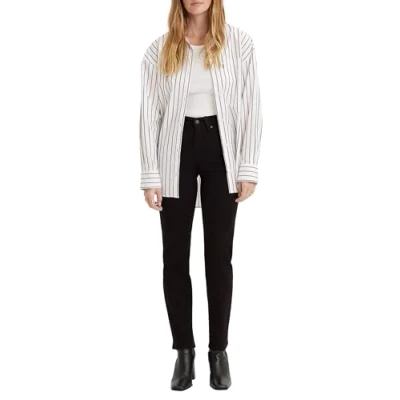 Imagen de Levi&#039;s 724 HIGH RISE Straight Vaqueros rectos, Mujer, Talla: 26x28, Black sheep