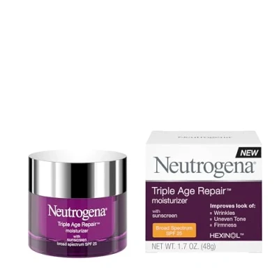 Imagen de Neutrogena Spf 25 Crema hidratante de día para reparación Triple Edad 1.7 oz